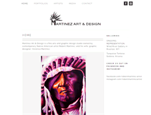 Tablet Screenshot of martinezartdesign.com